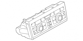 Climate control Audi Q7 4L 10-15