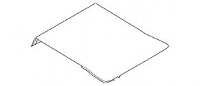 Trunk floor BMW 5 G30 17-23 black