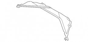 BMW 328i F30 12-18 OEM Wiper Pan