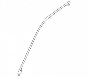 Front left door seal BMW X5 E70 07-13 upper