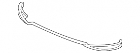 Front bumper lip VW Tiguan 12-17 rest, structure, scratches