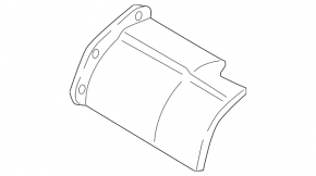 Front right drive guard Audi A3 8V 15-20 2.0T aluminum