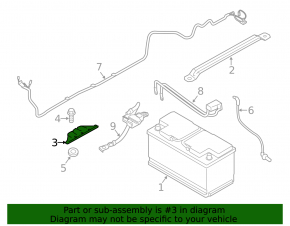 Battery mount BMW 4 F32/33/36 14-20
