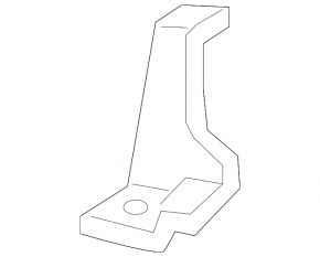 Front bumper bracket left metal Nissan Altima 13-15 prerest