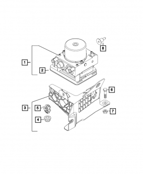 ABS ABS Fiat 500L 14-19