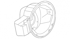 Fuel filler flap housing Kia Sorento 16-20