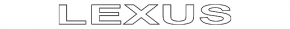 Emblem inscription LEXUS trunk lid Lexus GS300 GS350 GS430 GS450h 06-11