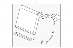 Honda Accord 13-17 Evaporator with Temperature Sensor