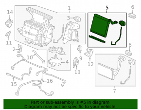 Honda Accord 13-17 Evaporator with Temperature Sensor