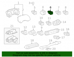 High beam switch button Toyota Rav4 19-