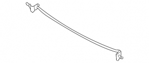 Hyundai Tucson 22-25 rear hood seal on grille