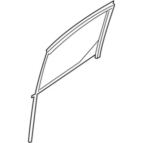 Glass seal front right Ford Transit Connect MK2 13-