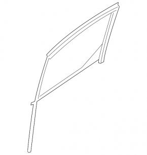 Glass seal front right Ford Transit Connect MK2 13-