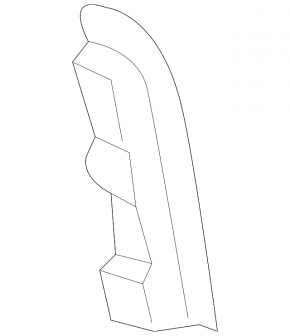 Lincoln MKC 15-19 front right side door trim