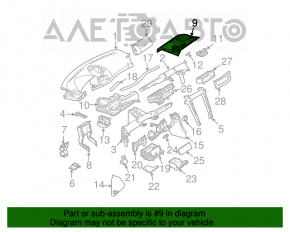 Mercedes W211 passenger footrest