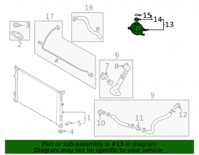 Kia Sorento 21-26 2.5 Coolant Expansion Tank with Cap