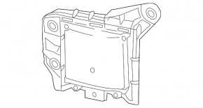 Blind Spot Sensor Left Nissan Rogue Sport 19- with Bracket