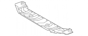 Front bumper guard for Hyundai Elantra UD 11-13 pre-restyling