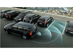 Wiring for the front bumper of a Volvo XC90 16-19 for parking sensors, for left-hand drive