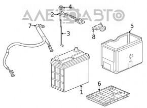 Battery mount Honda Civic XI FE/FL 22-