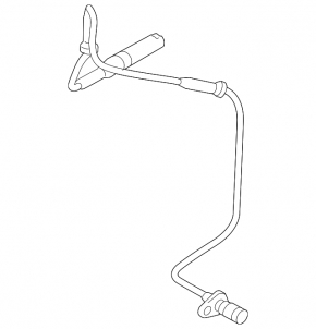 Front left ABS sensor for BMW X1 E84 13-15
