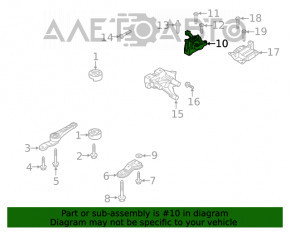 Engine mount right VW Tiguan 18-24 quality