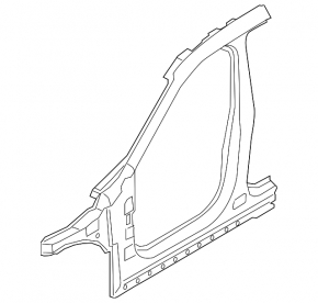 Body pillar central left BMW X1 F48 16-22