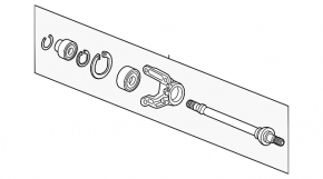 Intermediate shaft front right Honda CRV 15-16