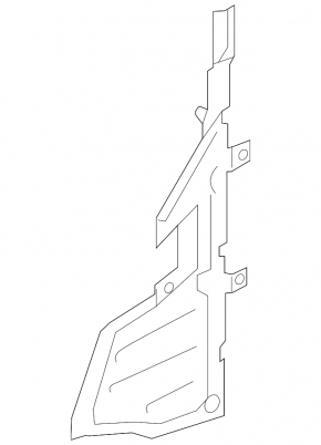 Left radiator deflector Audi A7 16-18 S-line, 3.0
