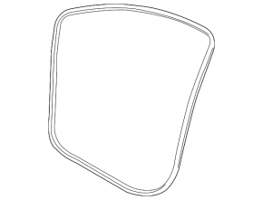 Door seal front left Audi Q7 4L 10-15