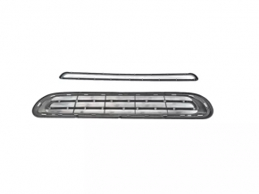 Fiat 500L 14-17 Lounge Front Bumper Upper Grille with Molding