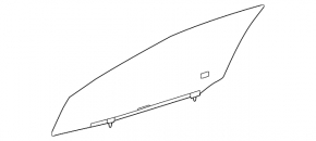 Front right door glass for Toyota Avalon 13-18 triplex
