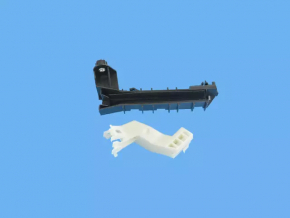 Front left door glass guide Fiat 500X 16-22 without rod broken mount