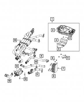 The electric heater for the Jeep Grand Cherokee WL 22-26 PHEV has a broken connector.