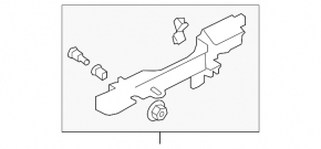 Rear Left Door Handle Mechanism Acura MDX 14-20