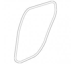 Door seal rear left Honda Insight 19-22