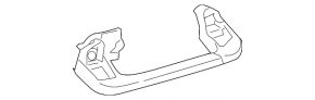 Ceiling handle rear left Lexus RX300 RX330 RX350 RX400h 04-09 beige, latch breakage