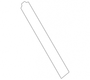 Door trim side rear right Toyota Rav4 19- rear