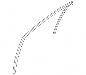 Front left windshield seal for Infiniti G25 G35 G37 4d 06-15