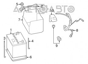 Battery casing Subaru Forester 25-26