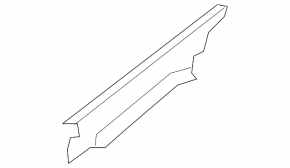 Seal wing hood-wing right Hyundai Sonata 11-15