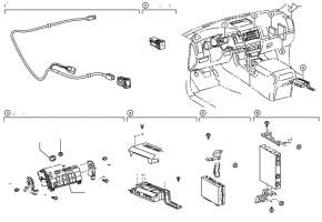 XM Satellite Receiver Toyota Sequoia 08-16