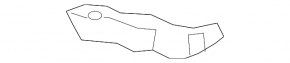 Front bumper mount left wing Hyundai Elantra UD 11-16 AVTM