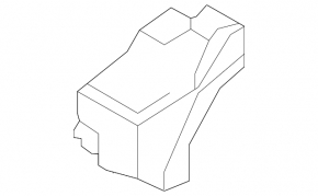 Front bumper bracket, center left, Kia EV6 22-24