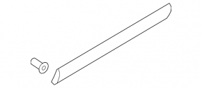 Door trim lower front right Audi Q3 8U 16-18