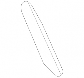 Left rear bumper reflector for Hyundai Ioniq 17-22