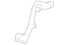 TV bracket left Mercedes GLS-class X166 13-19