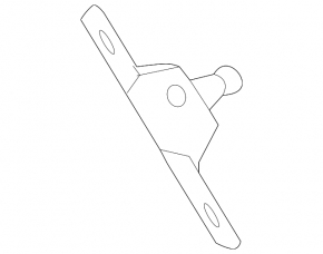 Upper right tailgate shock absorber bracket Ford C-max MK2 13-18