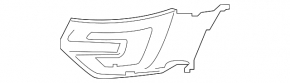 Left fog light plug Ford Explorer 16-17 rest