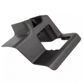Rear left passenger seat runner plug for Ford Explorer 20-23, black, with trim